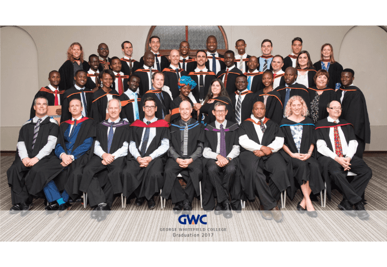 George Whitefield College graduation class of 2017